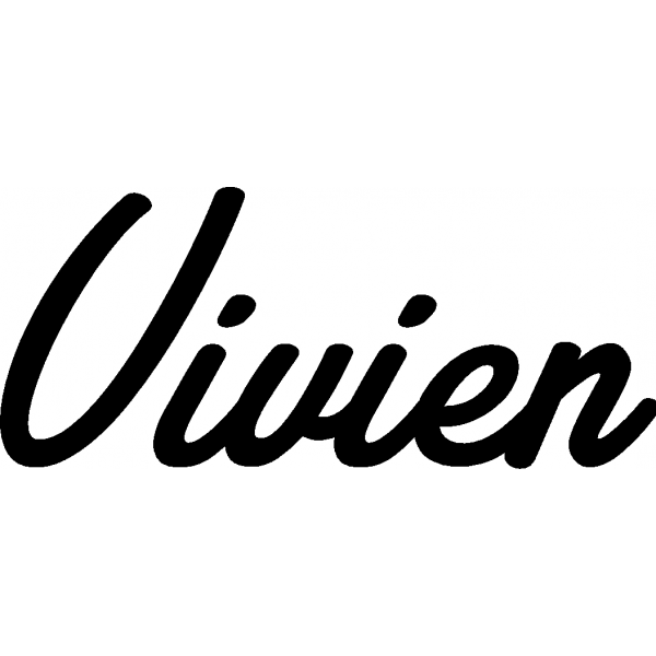 Vivien - Schriftzug aus Buchenholz