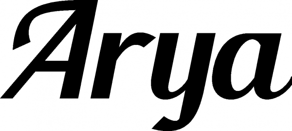 Arya - Schriftzug aus Eichenholz