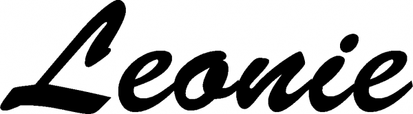 Leonie - Schriftzug aus Eichenholz