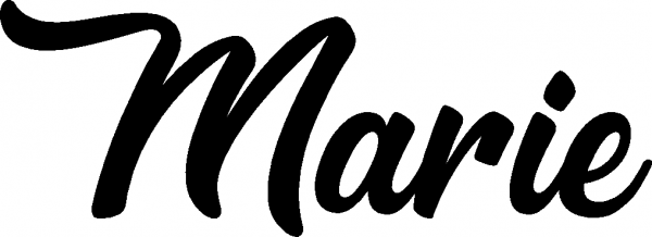 Marie - Schriftzug aus Eichenholz