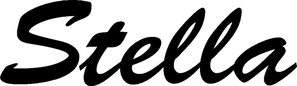 Stella - Schriftzug aus Eichenholz