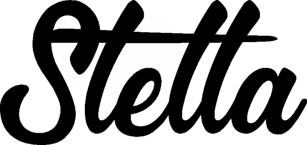 Stella - Schriftzug aus Eichenholz